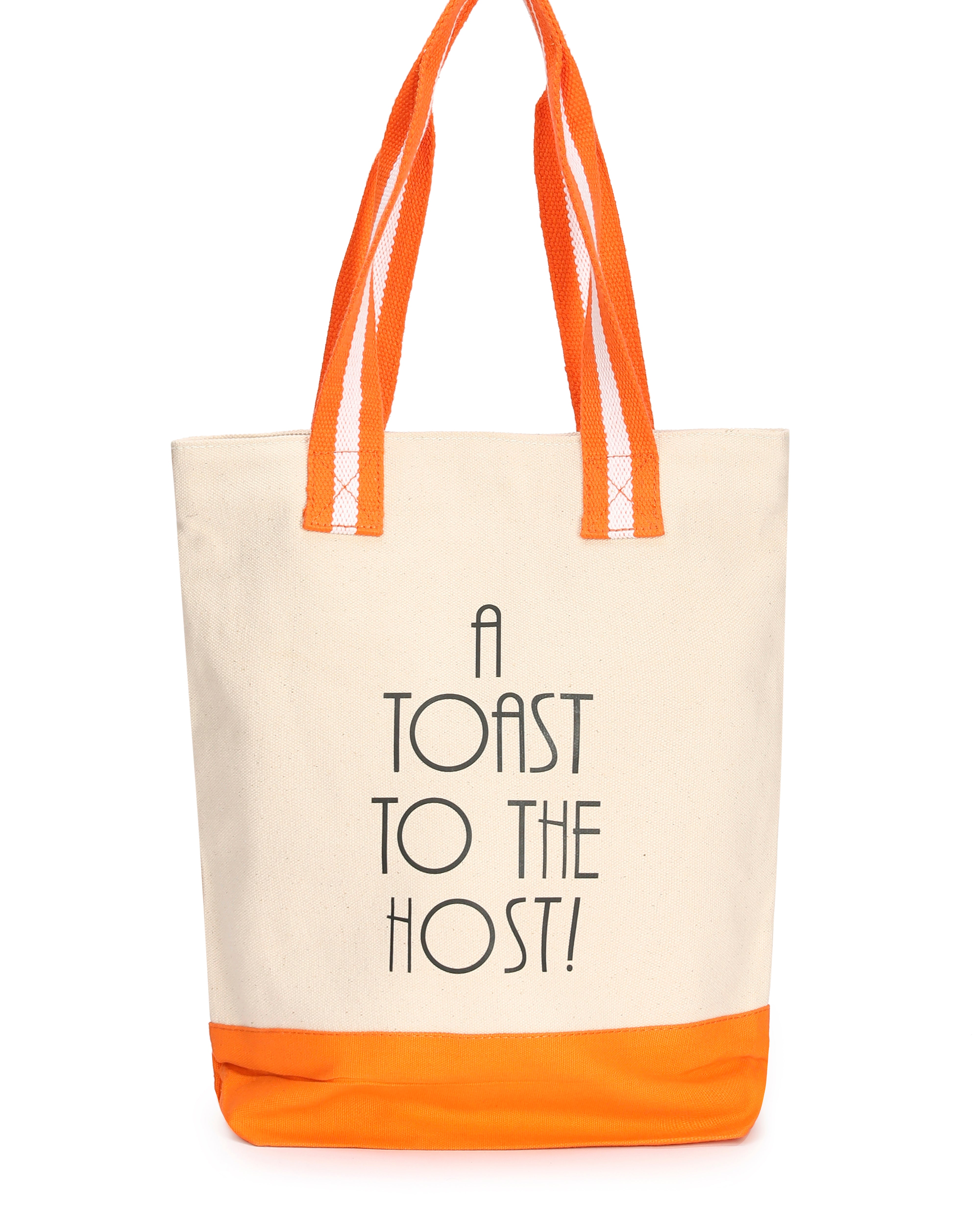 IPFC DOUBLE BOTTLE WINE TOTE - Toast to the Host print