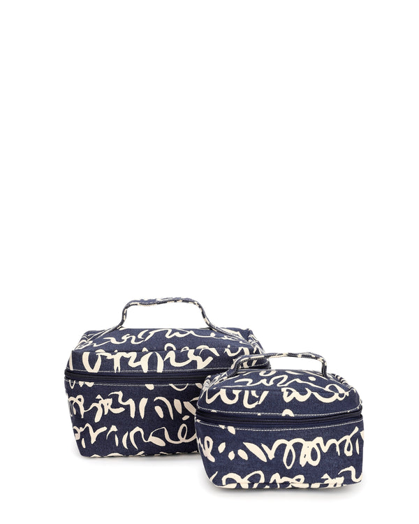 SQUIGLY CANVAS TRAIN CASE