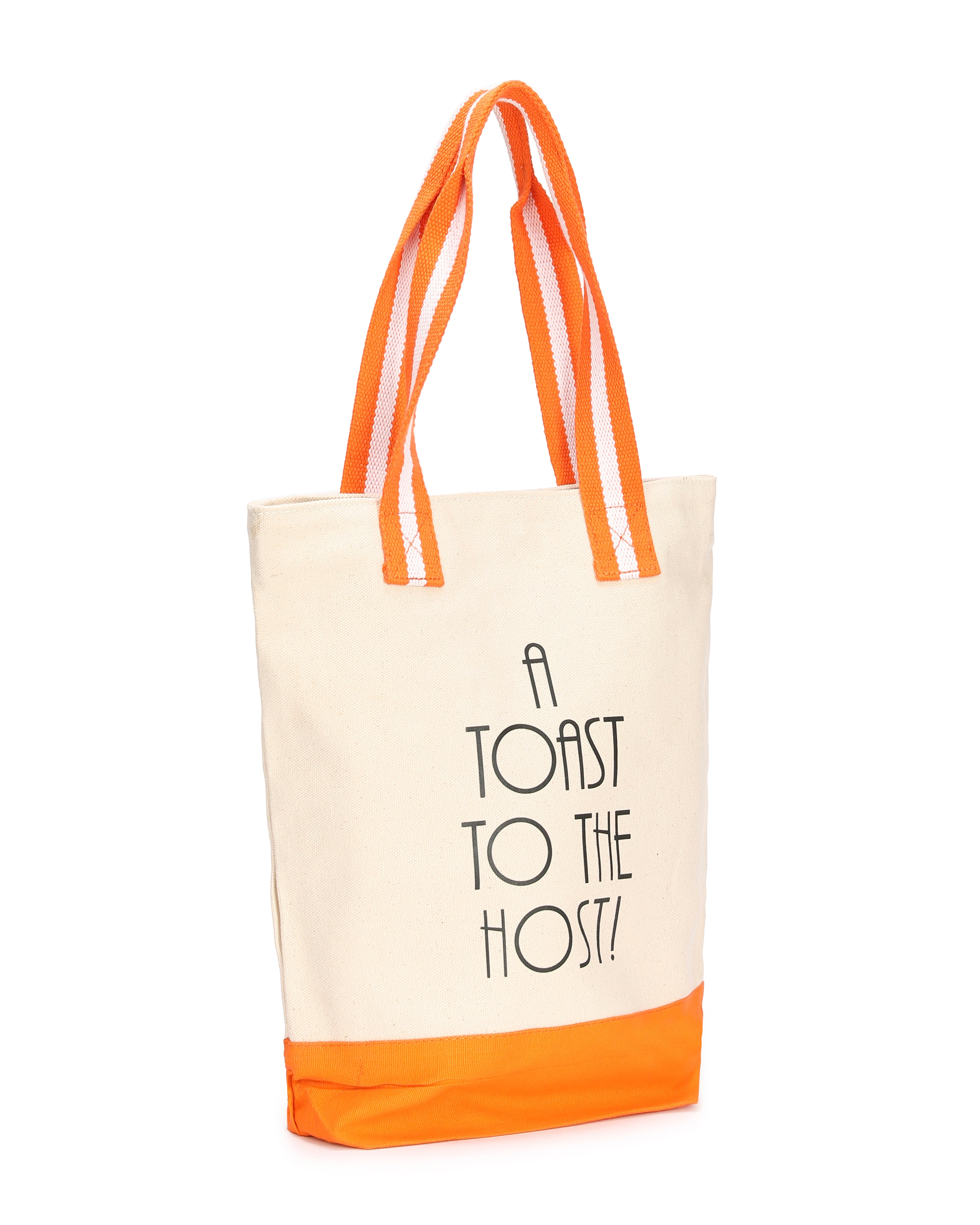 IPFC DOUBLE BOTTLE WINE TOTE - Toast to the Host print