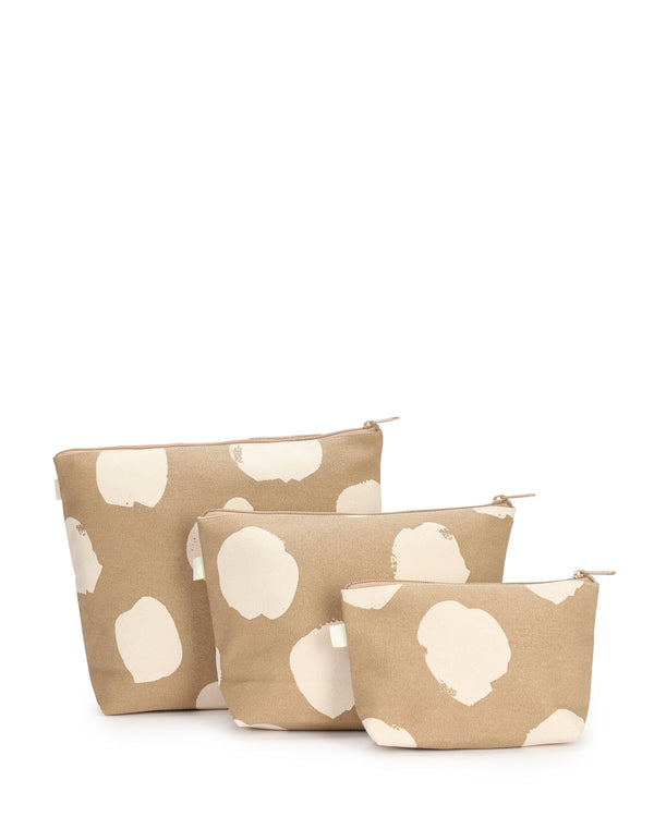 SMUDGE DOT VANITY POUCHES