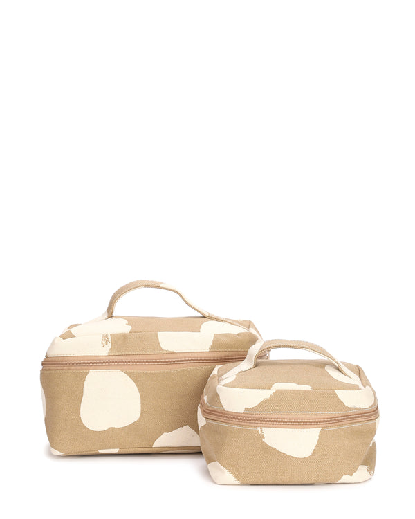SMUDGE POLKA DOT TRAIN CASES