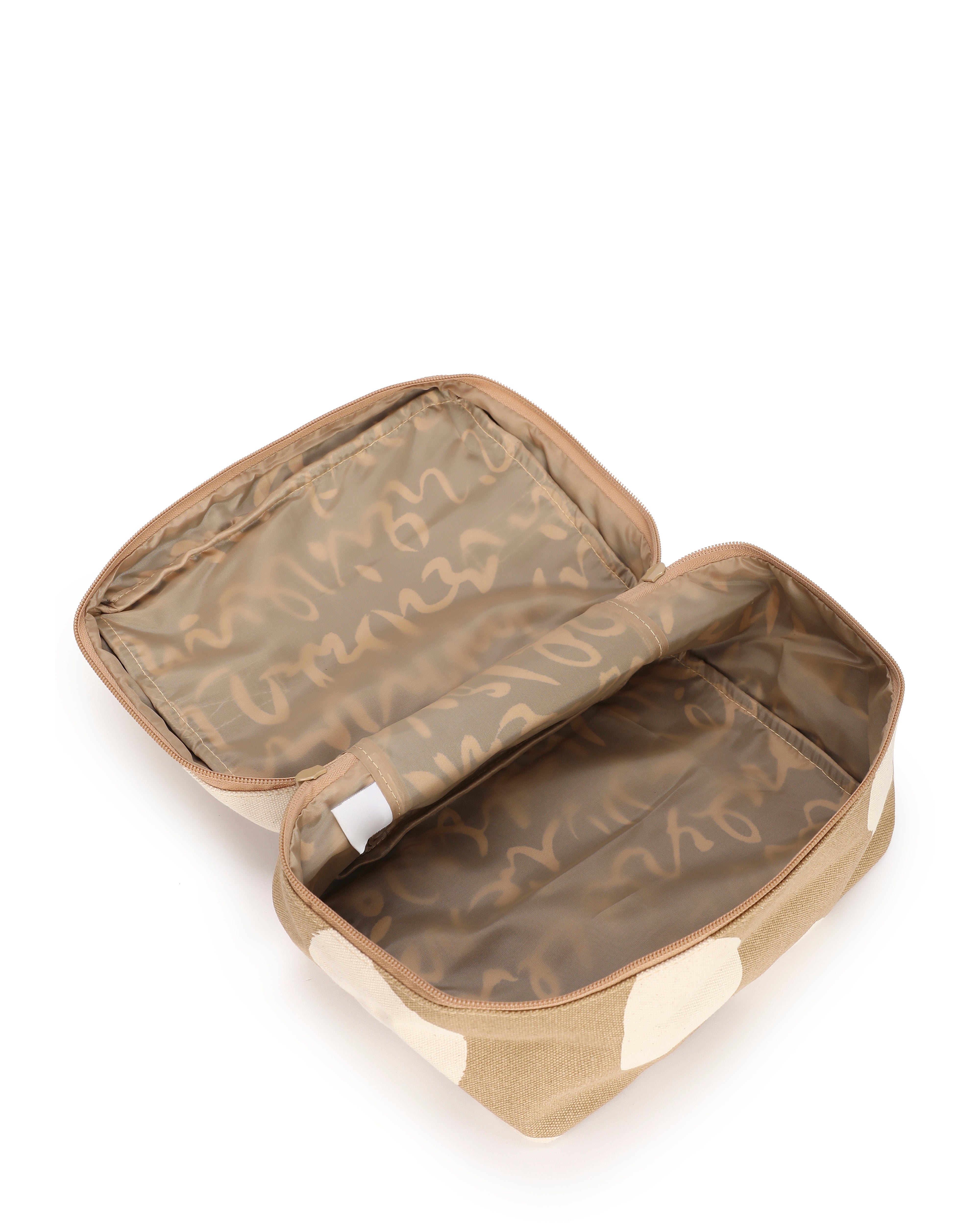 SMUDGE DOT TRAVEL TRAIN CASE POUCH SET