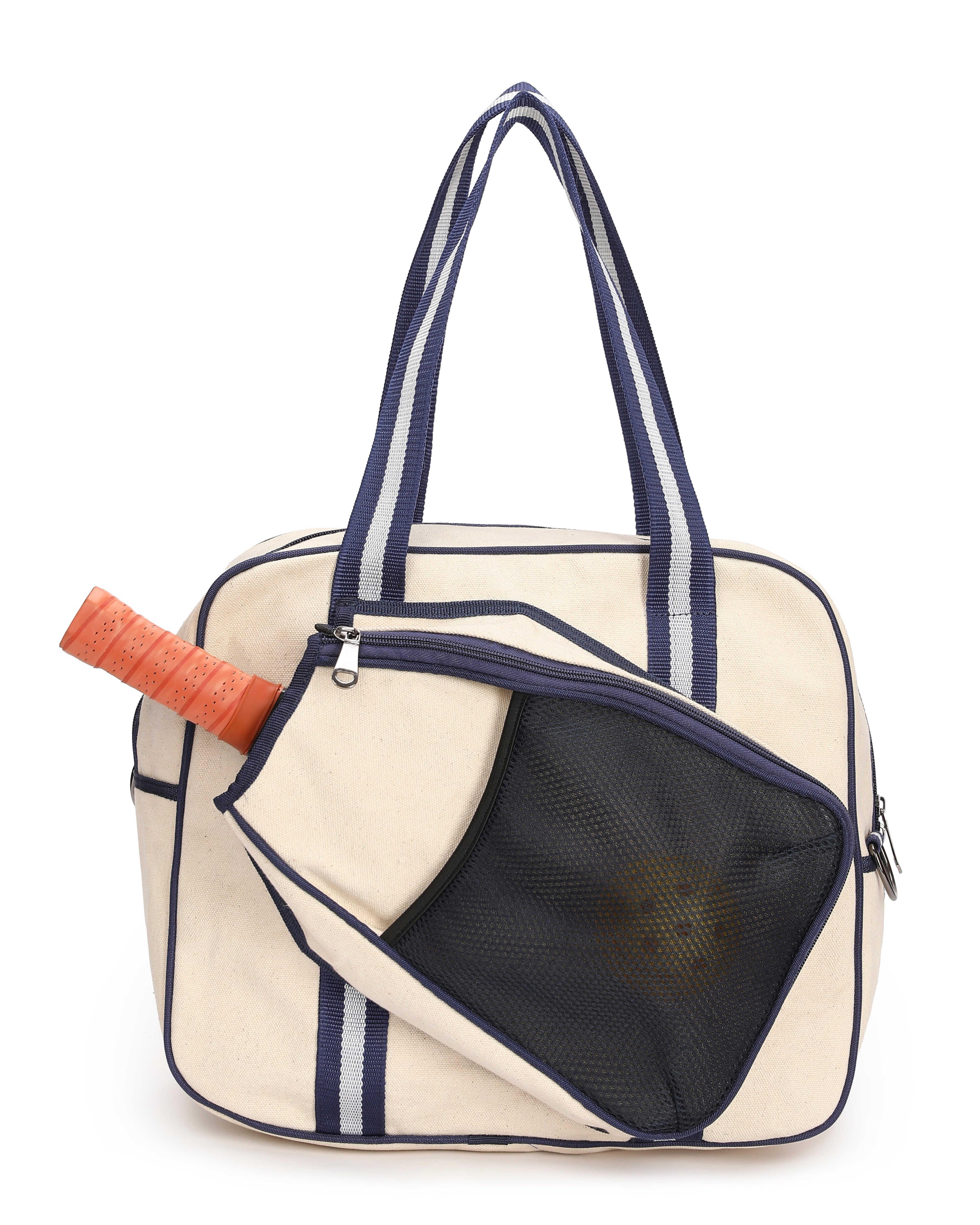 Pickleball bag with integrated paddle pocket
