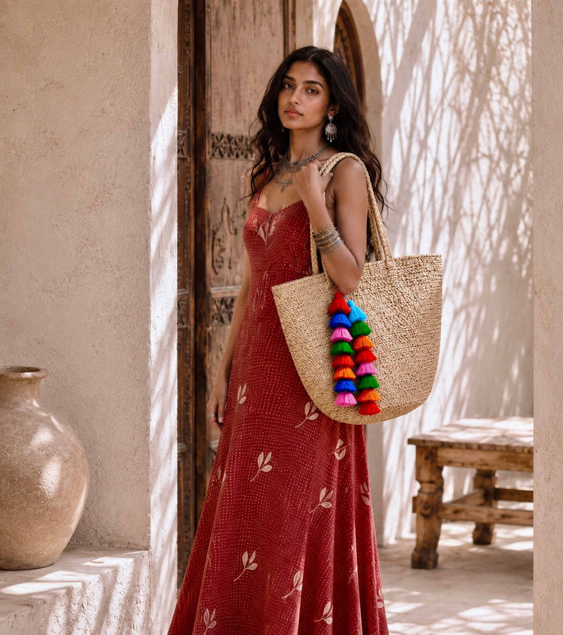 WANDER WEAVE BIG JUTE TOTE