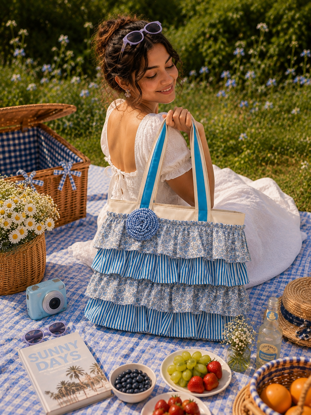 BLUE ME AWAY TOTE