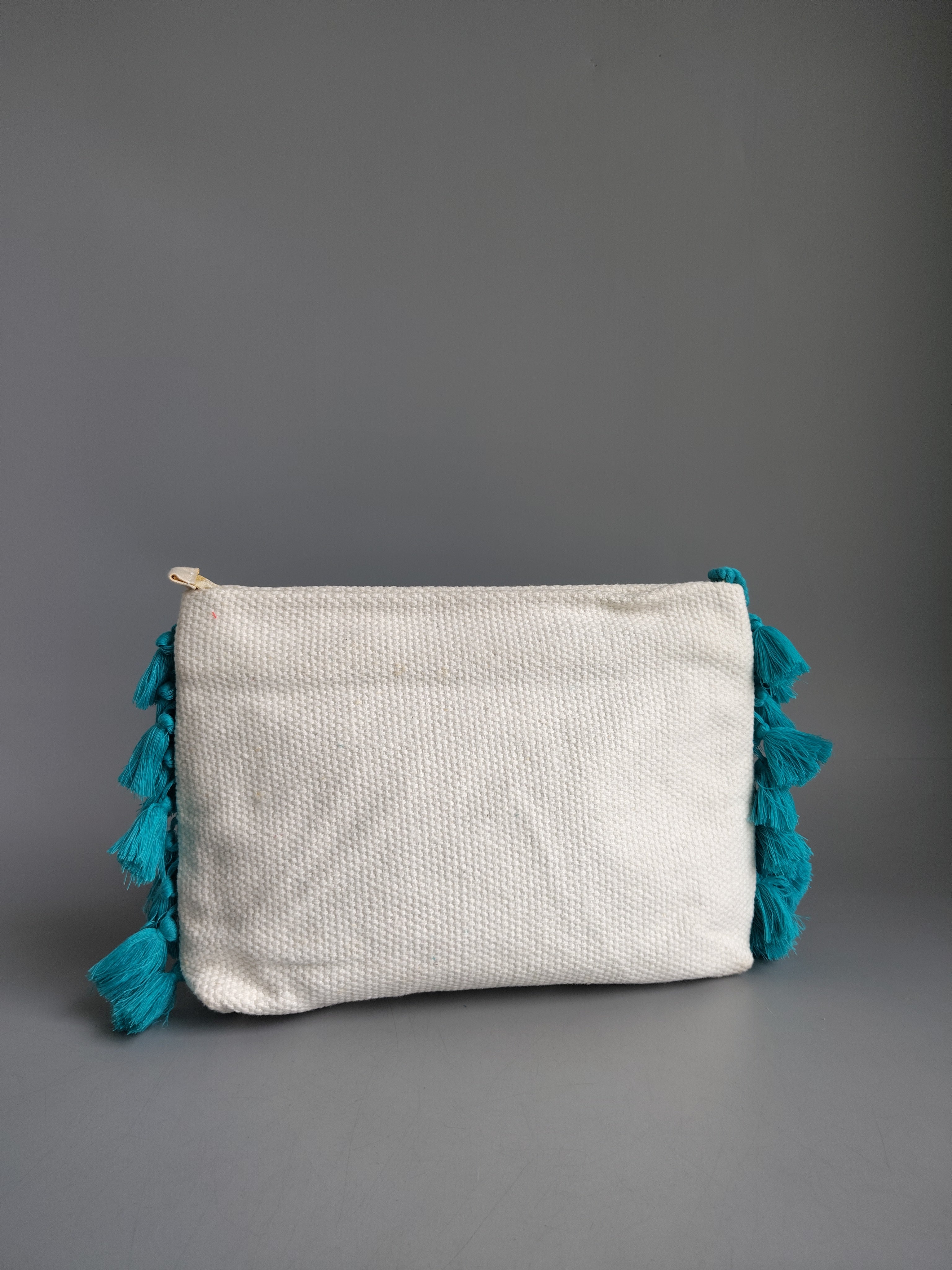 Boho fringe vanity pouch