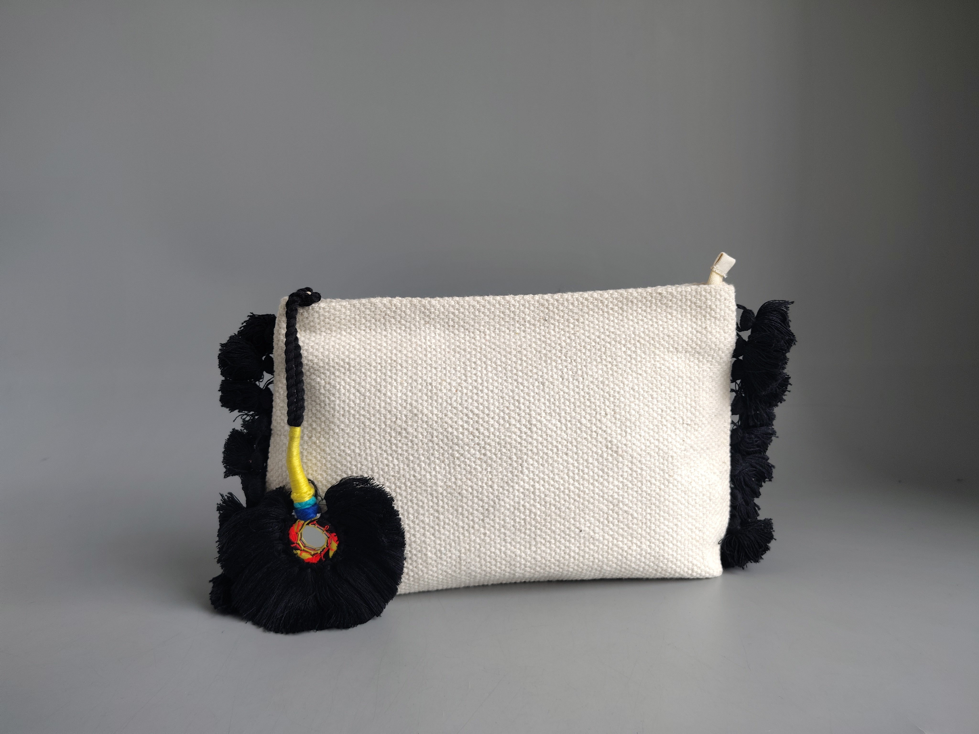 Boho fringe vanity pouch