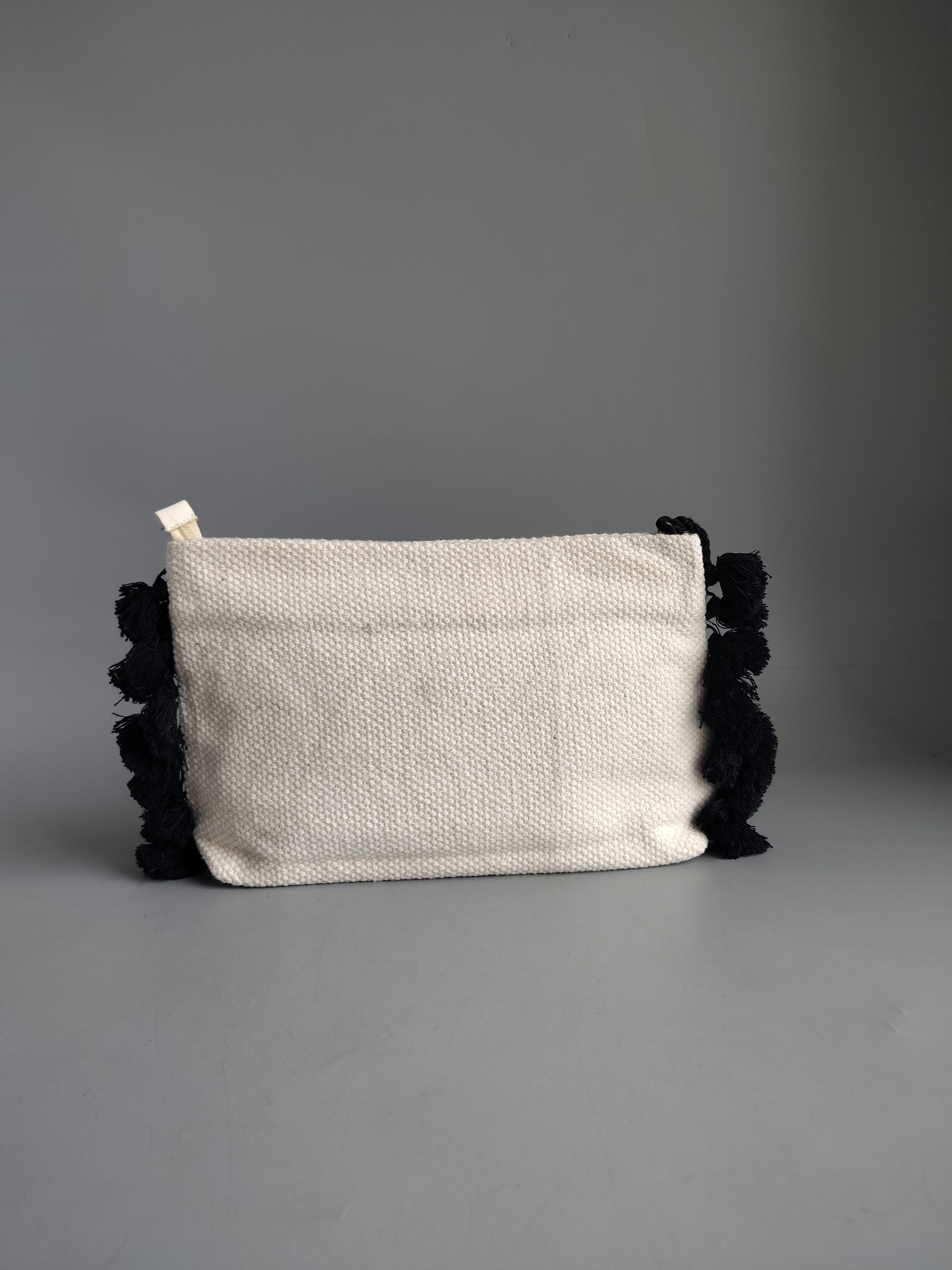 Boho fringe vanity pouch