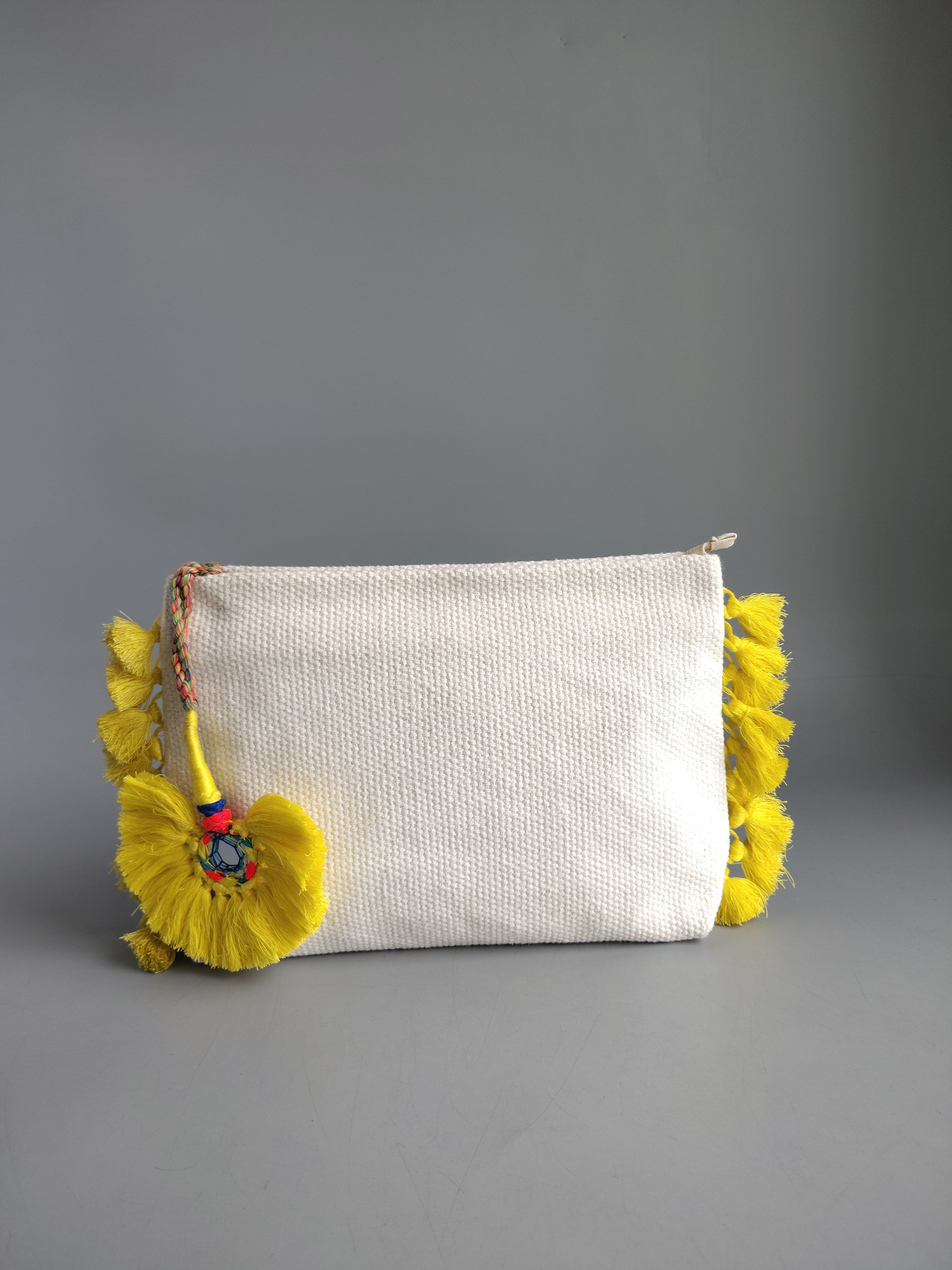 Boho fringe vanity pouch