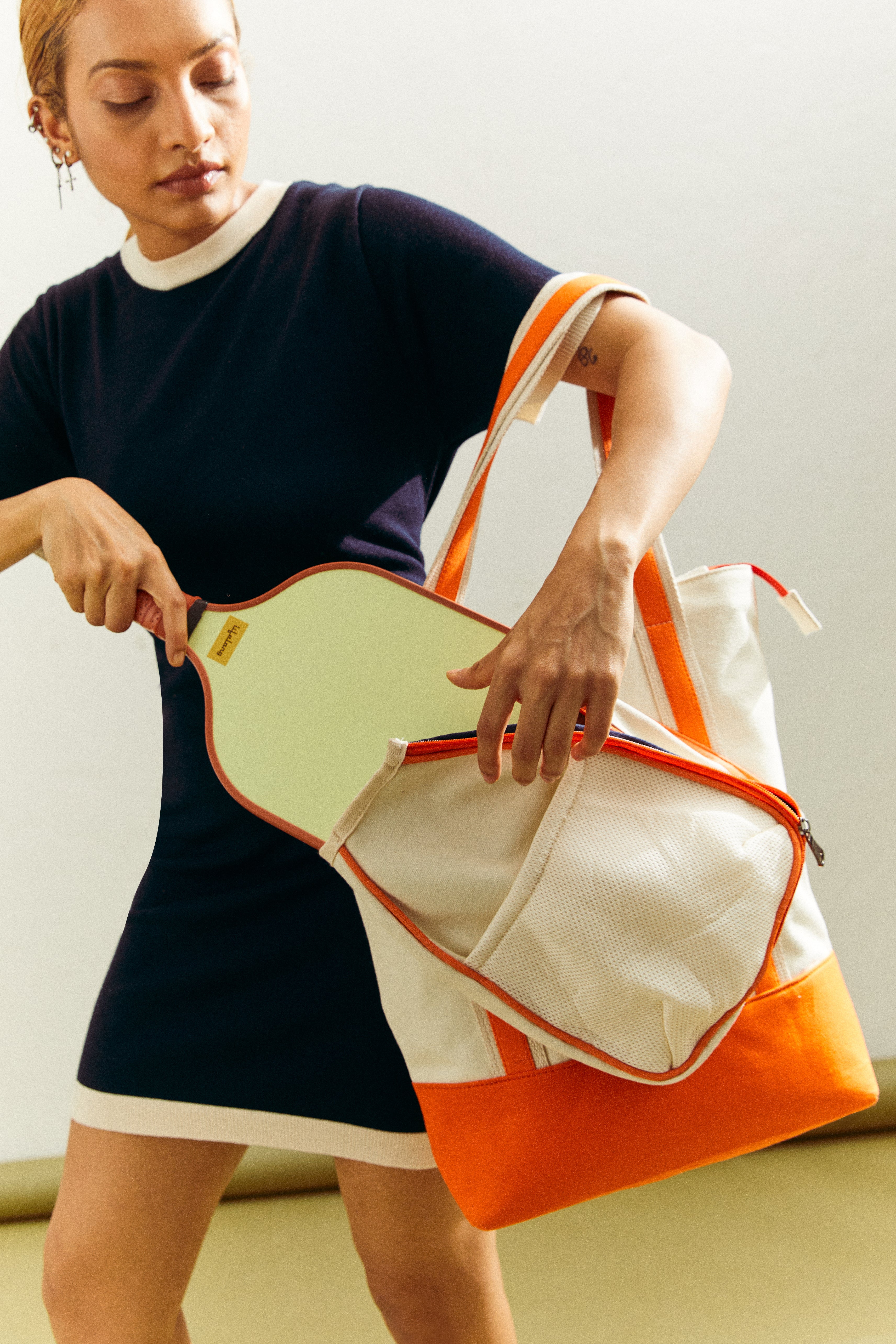 Pickleball Tote with Paddle Compartment