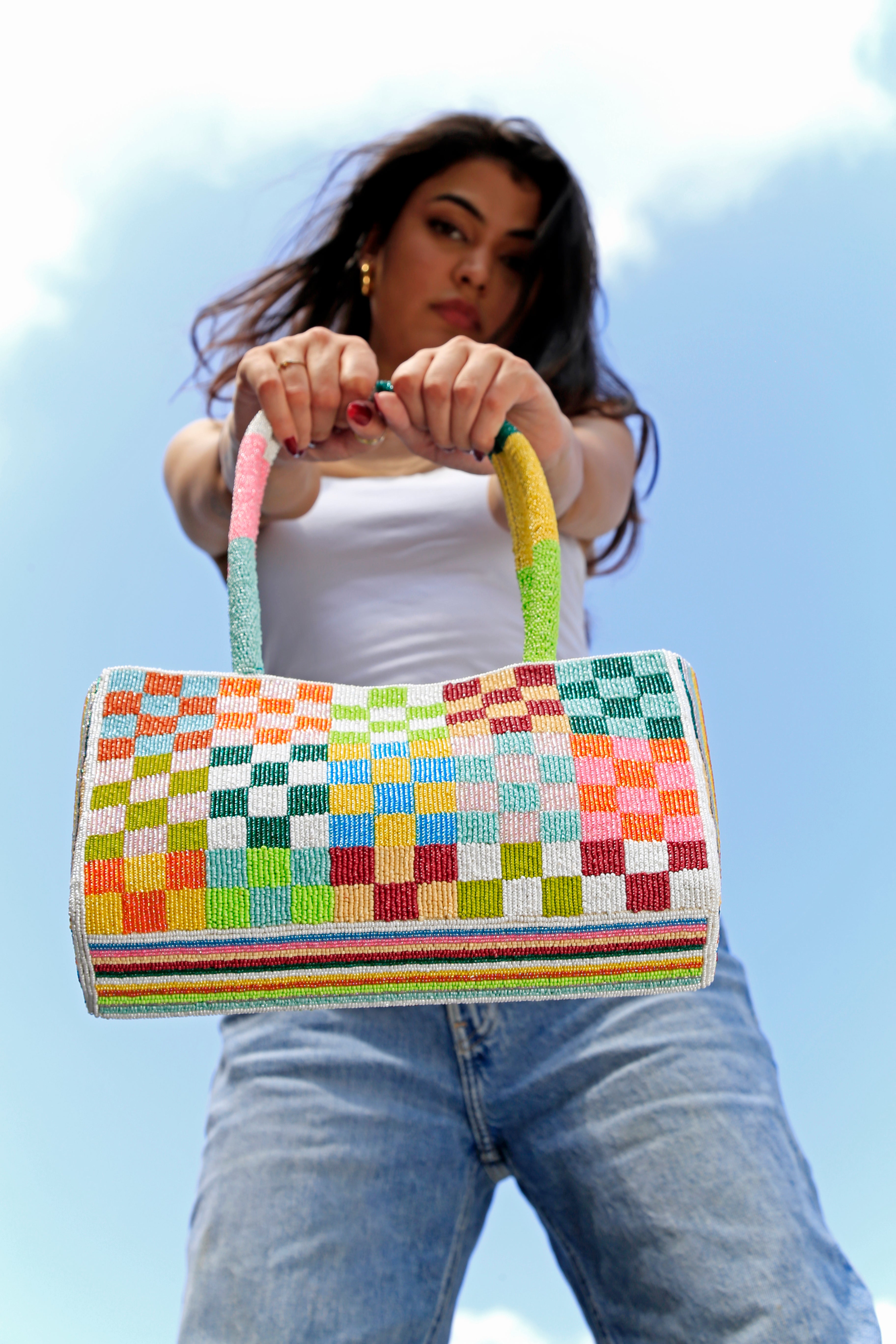 Chromatique Beaded Bag
