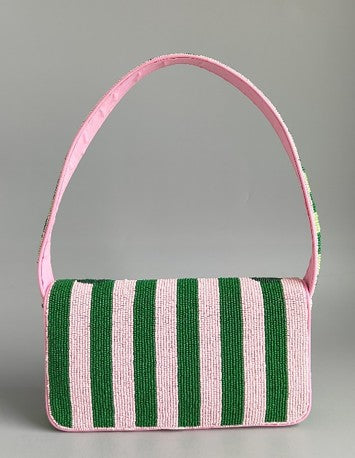 NATKHAT NIMBU LEMON & LEMONY BEADED SHOULDER BAG & COIN POUCH