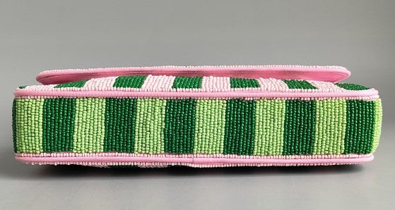 NATKHAT NIMBU LEMON & LEMONY BEADED SHOULDER BAG & COIN POUCH