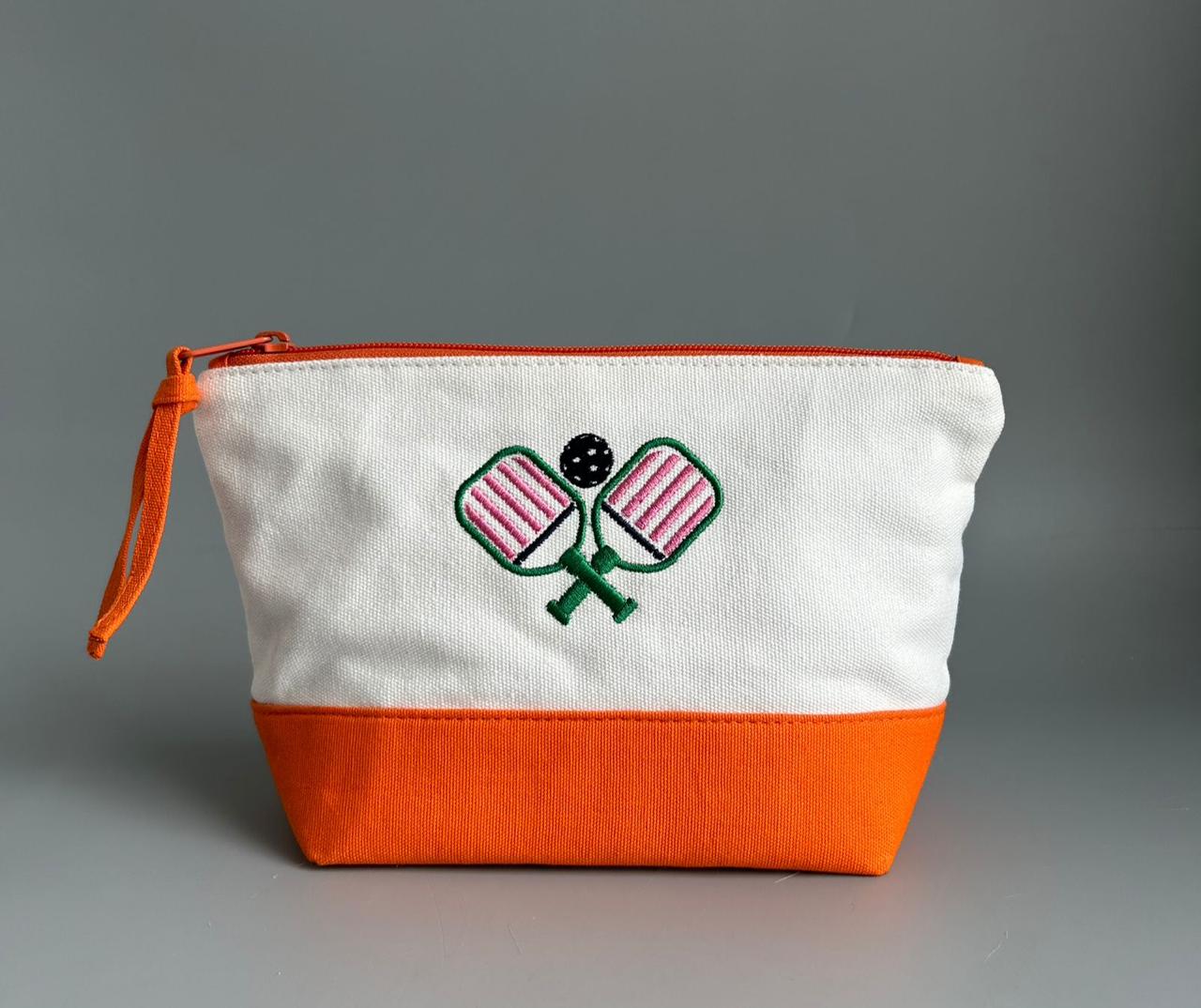 PICKLE PADDLE EMBROIDERED POUCH