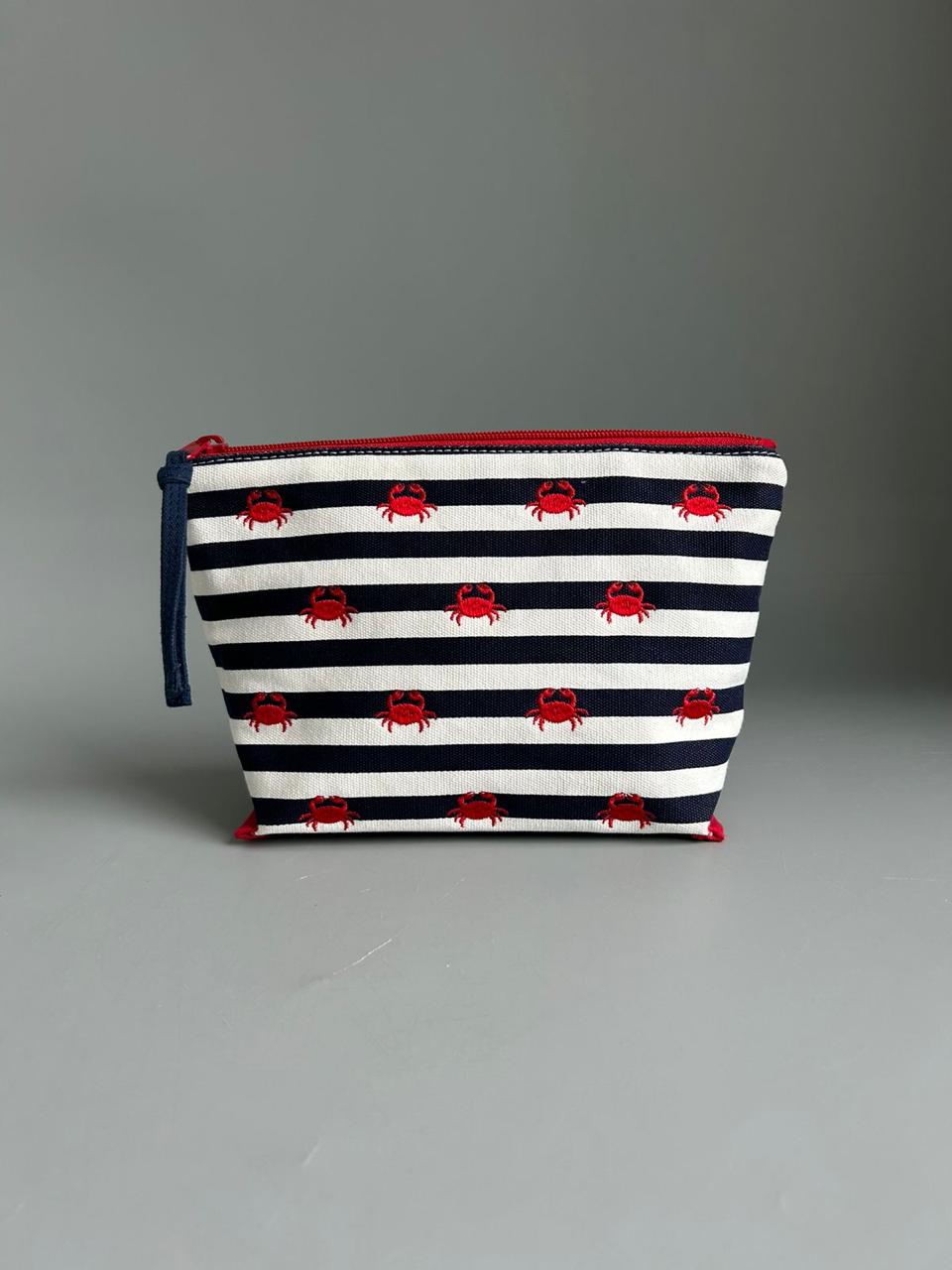 Nautical Crab Vanity Pouch