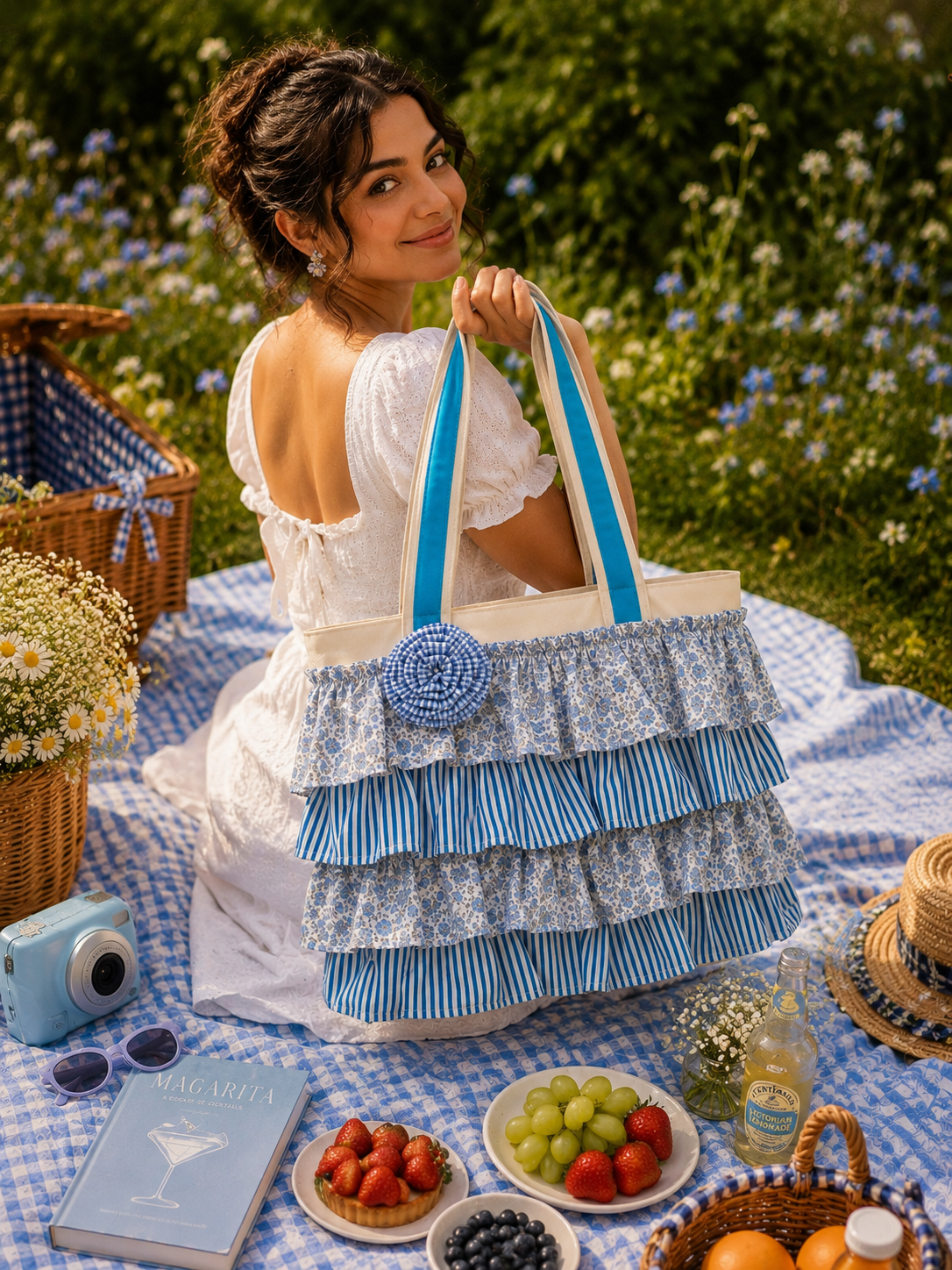 BLUE ME AWAY TOTE